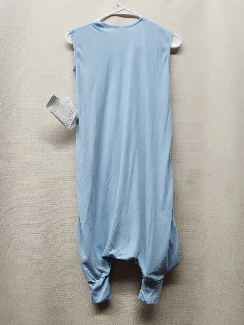 Halo Light Blue Sleeveless Footed Sleep Sack with Truck Patch